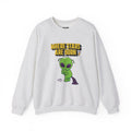 Where Stars Are Born alien illustration Sweatshirt | cute green alien