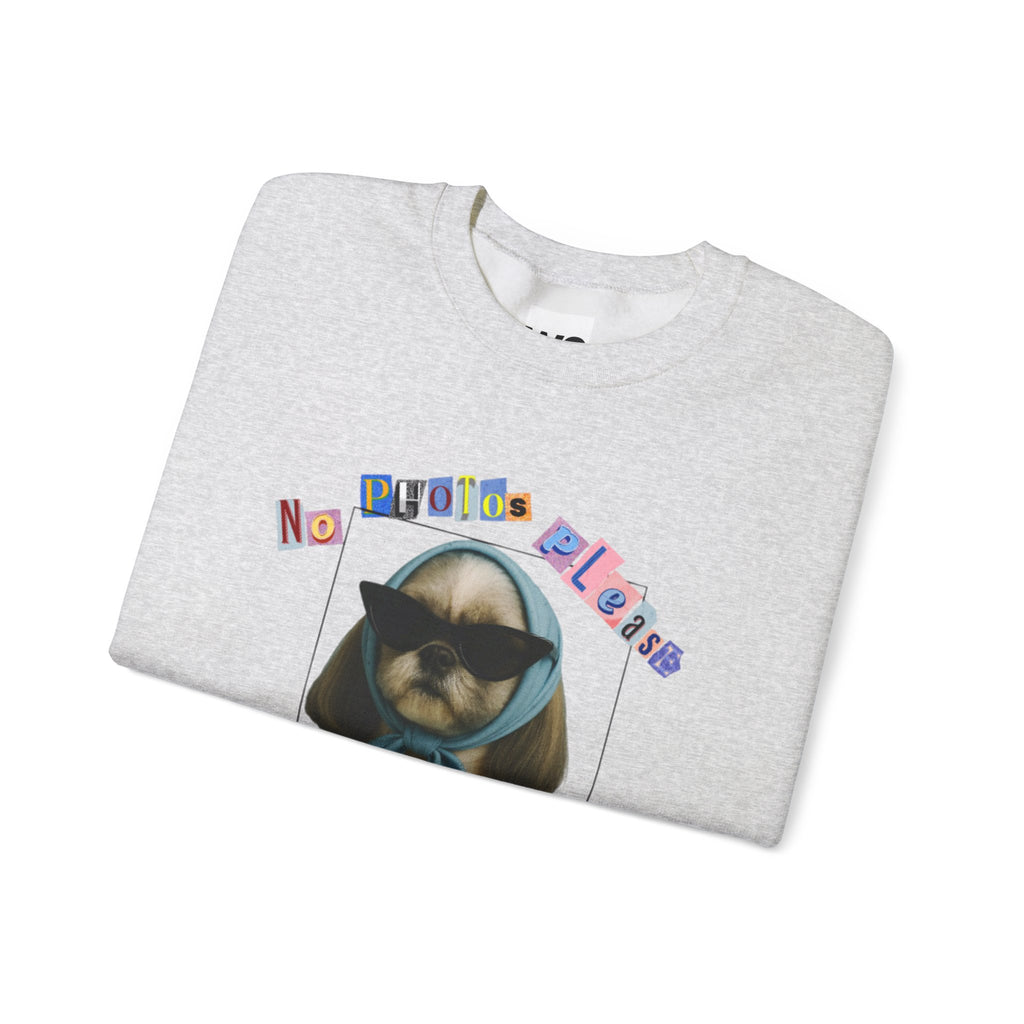 Cool Puppy with Sunglasses sweatshirt | Cute Dog Photo Crewneck