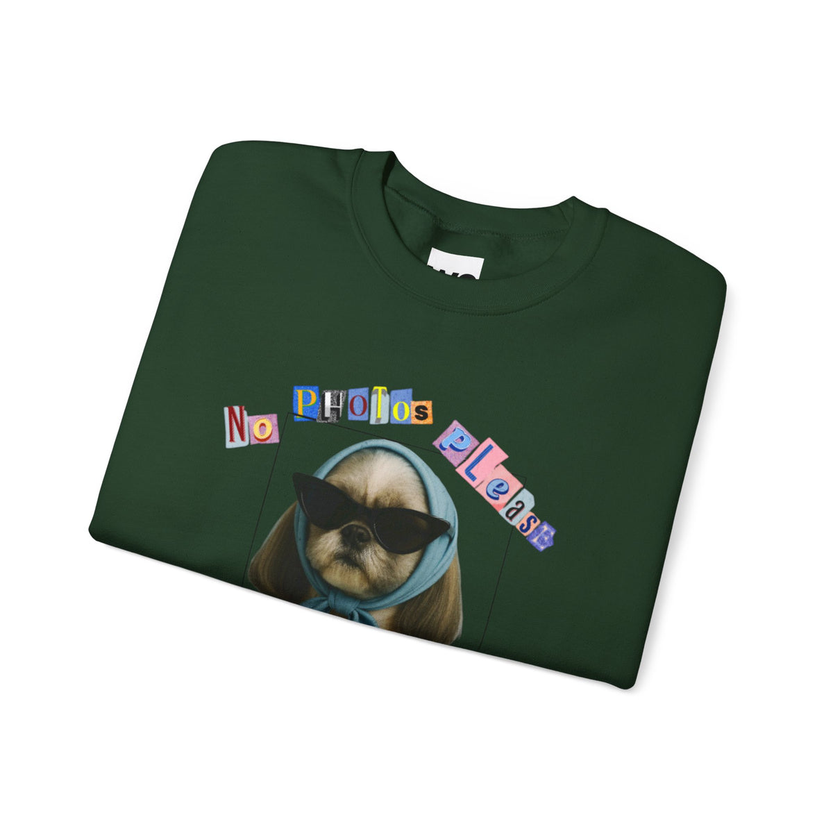 Cool Puppy with Sunglasses sweatshirt | Cute Dog Photo Crewneck