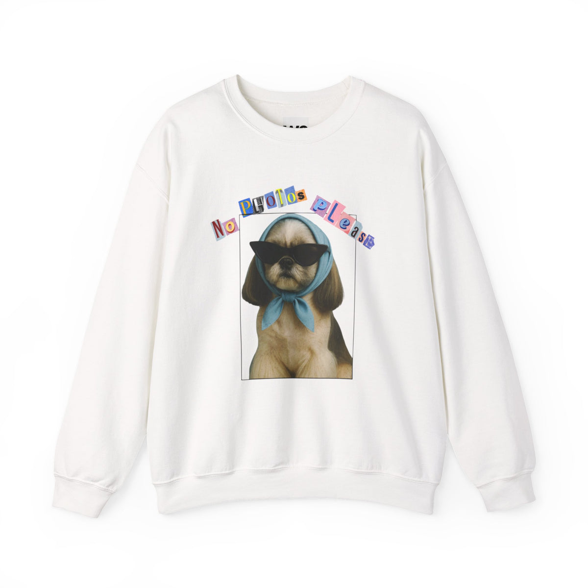 Cool Puppy with Sunglasses sweatshirt | Cute Dog Photo Crewneck