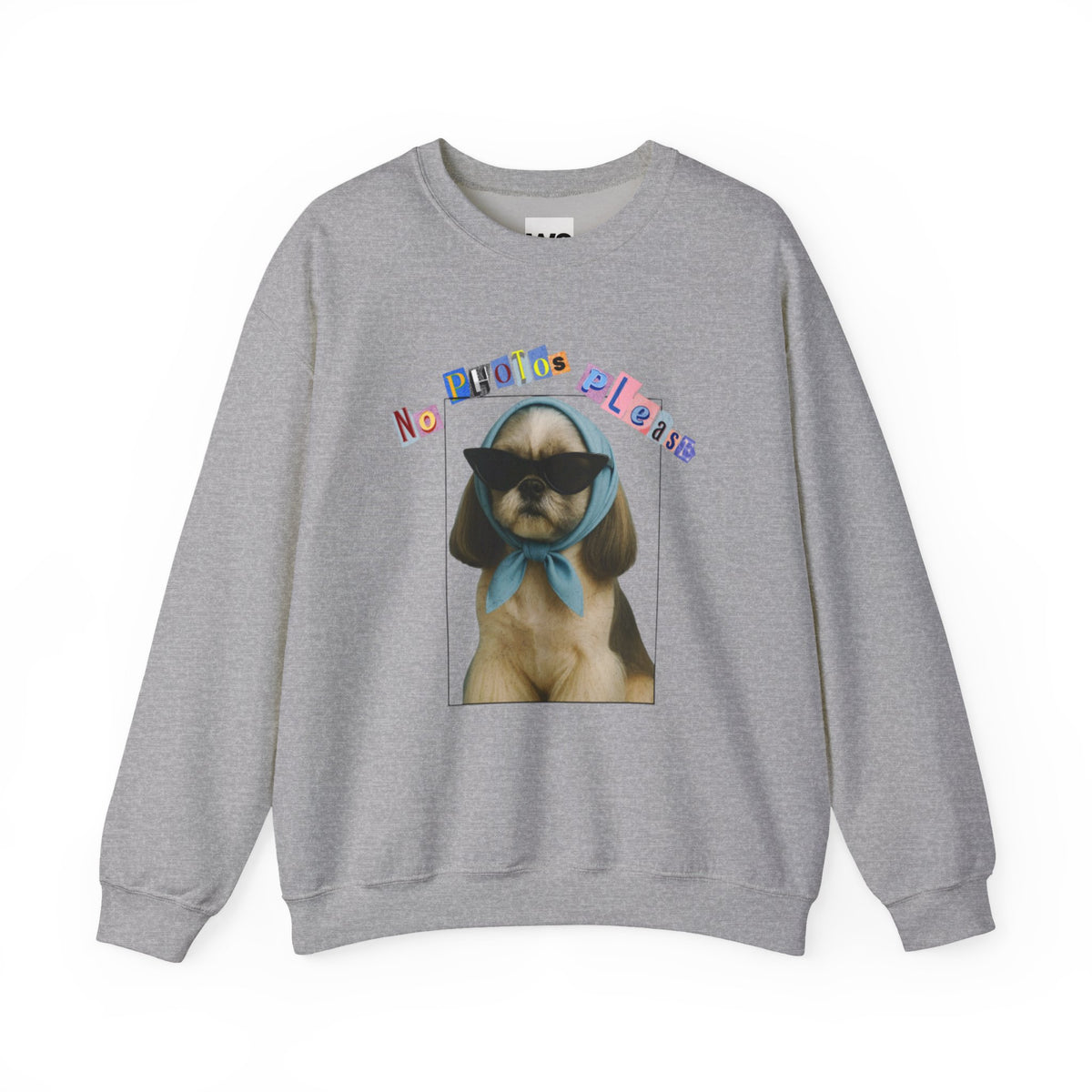 Cool Puppy with Sunglasses sweatshirt | Cute Dog Photo Crewneck