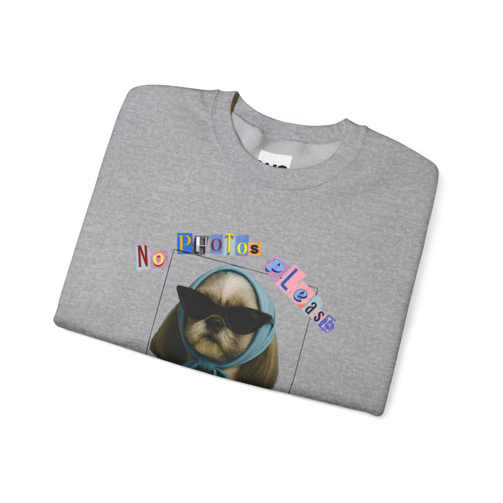 Cool Puppy with Sunglasses sweatshirt | Cute Dog Photo Crewneck