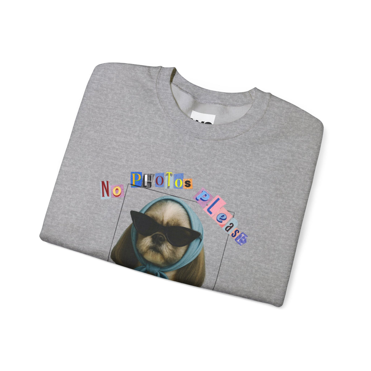 Cool Puppy with Sunglasses sweatshirt | Cute Dog Photo Crewneck