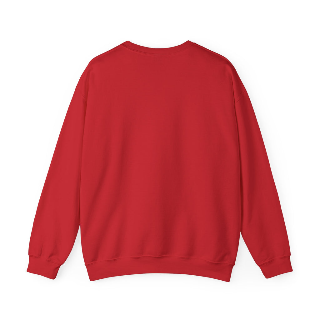 Glam Cat in Scarf Crewneck Sweatshirt | Retro Cat Graphic