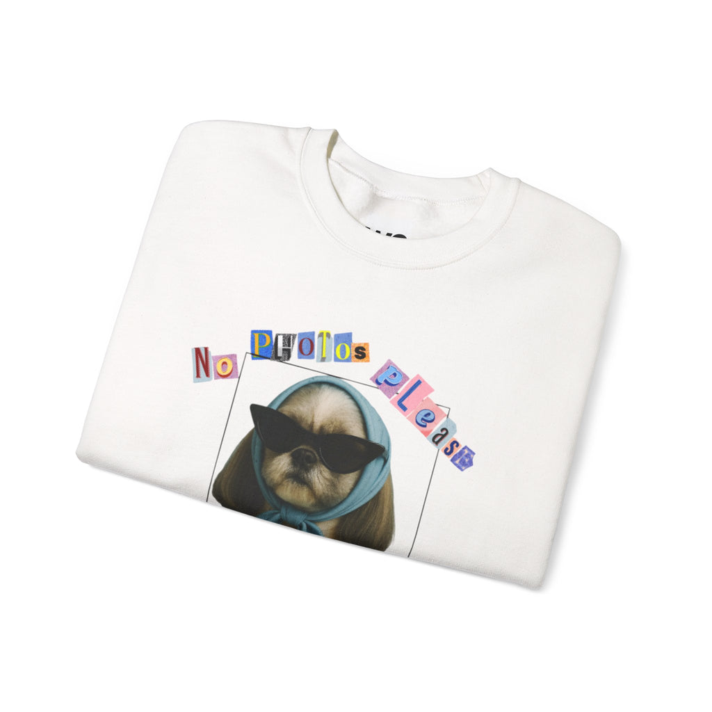 Cool Puppy with Sunglasses sweatshirt | Cute Dog Photo Crewneck
