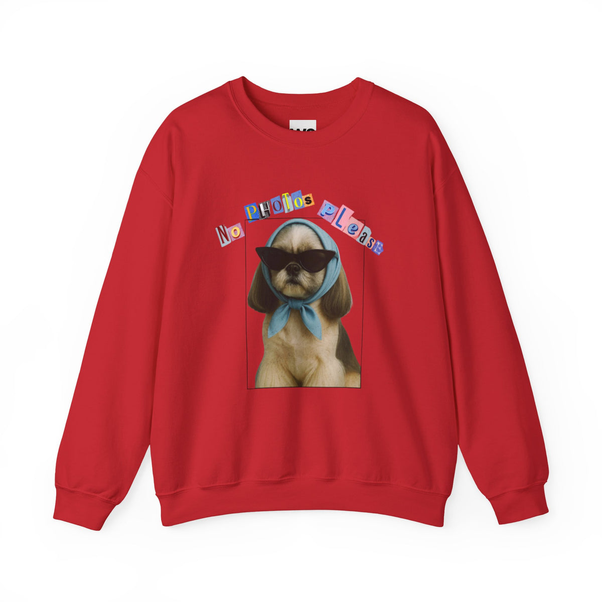 Cool Puppy with Sunglasses sweatshirt | Cute Dog Photo Crewneck