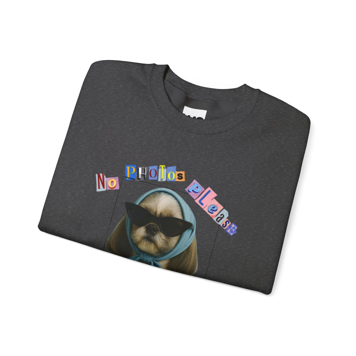 Cool Puppy with Sunglasses sweatshirt | Cute Dog Photo Crewneck