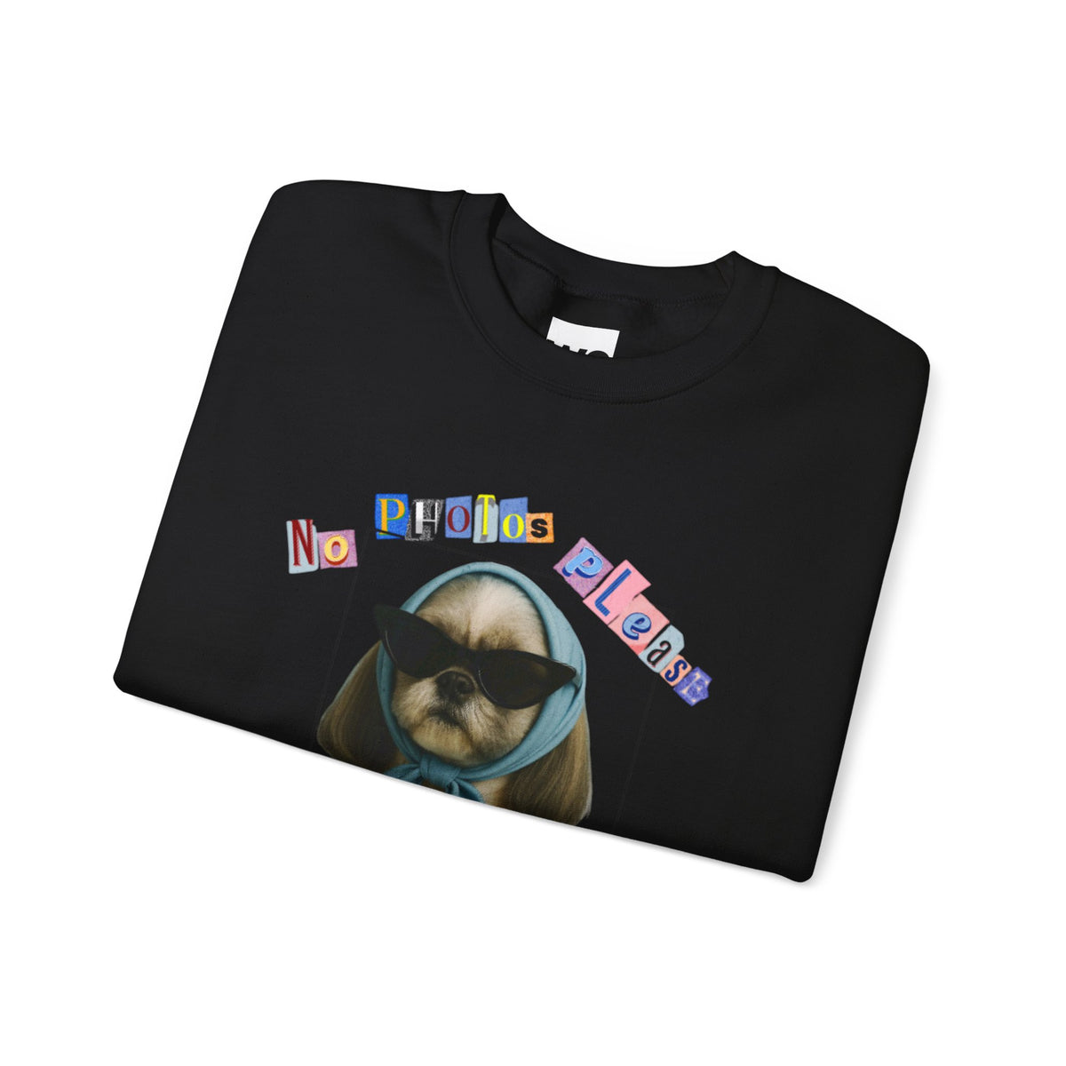 Cool Puppy with Sunglasses sweatshirt | Cute Dog Photo Crewneck